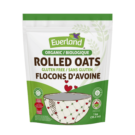 Everland Organic Gluten-Free Rolled Oats, 1000 g