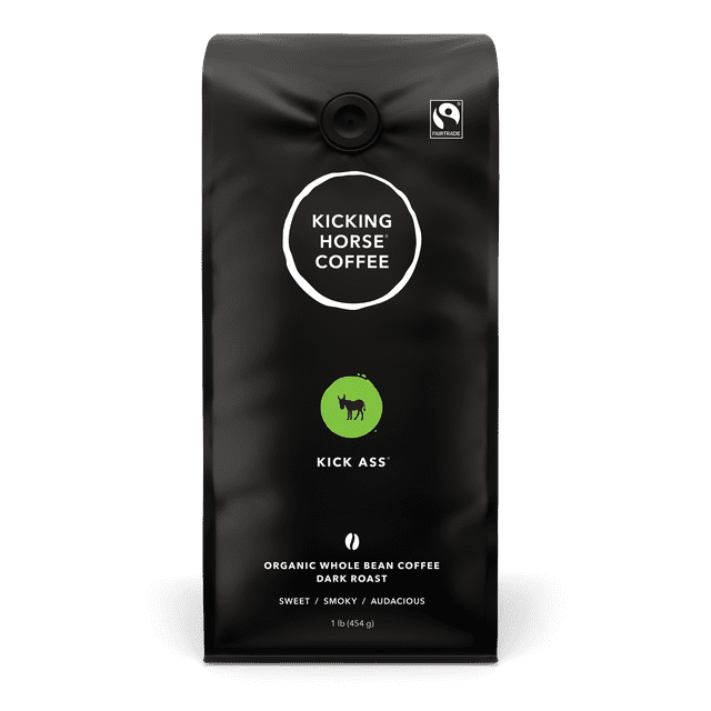 Kicking Horse Kick Ass Dark Roast Whole Bean Coffee 454g, 454 g