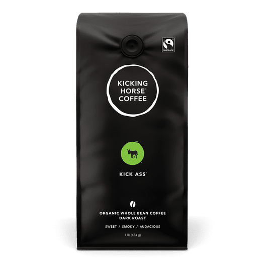 Kicking Horse Kick Ass Dark Roast Whole Bean Coffee 454g, 454 g