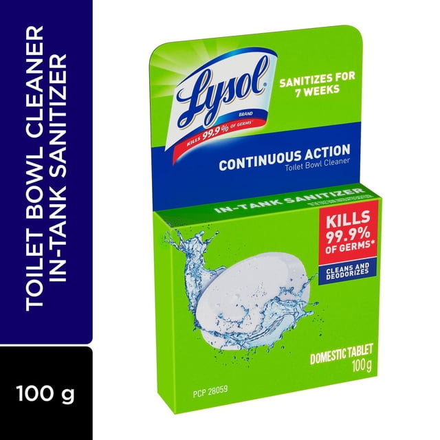 Lysol Continuous Action Puck Toilet Bowl Cleaner, 100 g
