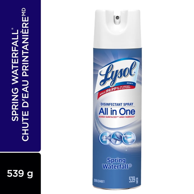 Lysol Spring Waterfall Disinfectant Spray, 539 g