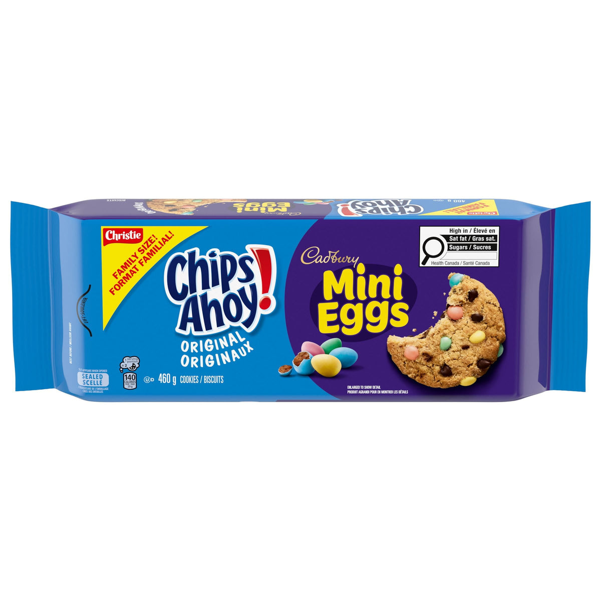 Chips Ahoy Cadbury Mini Eggs Cookies Family Size 460g