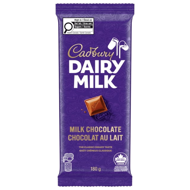 Cadbury Dairy Milk Milk Chocolate Bar 180g