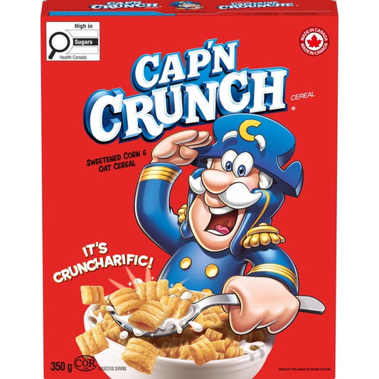 Cap'N Crunch Original Cereal, 350 g