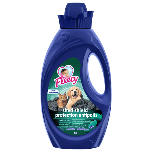 Fleecy Shed Shield Light Scent Liquid Fabric Conditioner, 1360 g