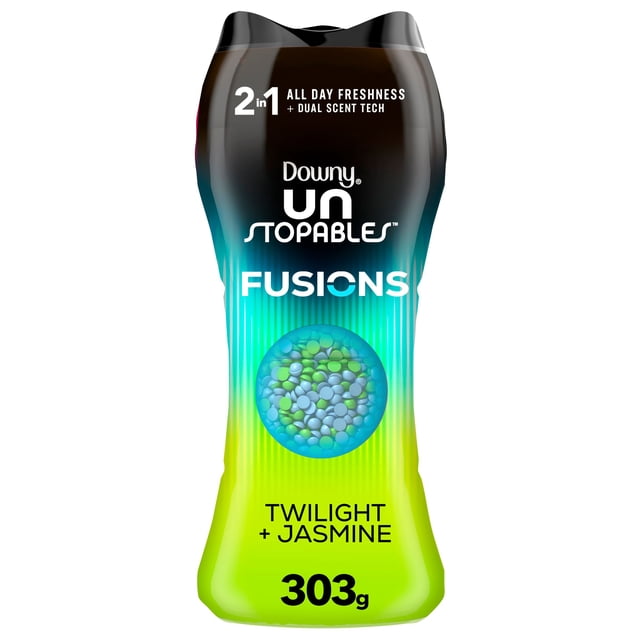Downy Unstopables Fusions Twilight and Jasmine Scent Booster Beads, 303 g