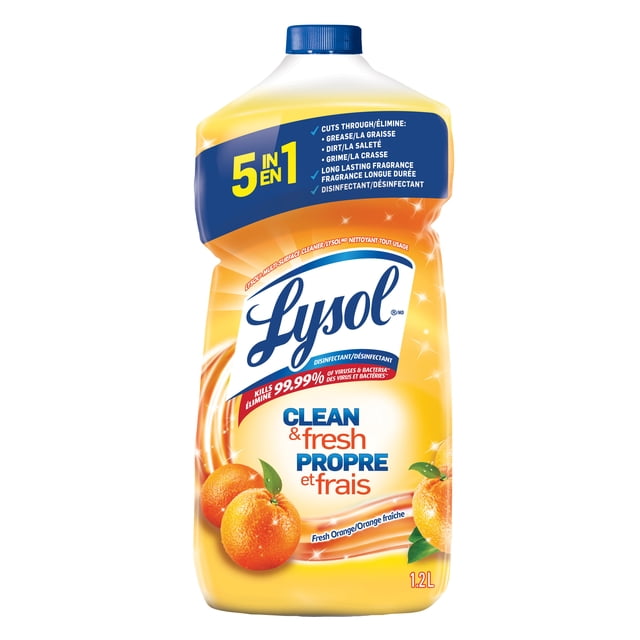 Lysol Orange Pourable All Purpose Cleaner, 1200 g