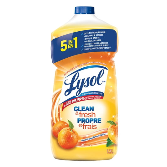 Lysol Orange Pourable All Purpose Cleaner, 1200 g