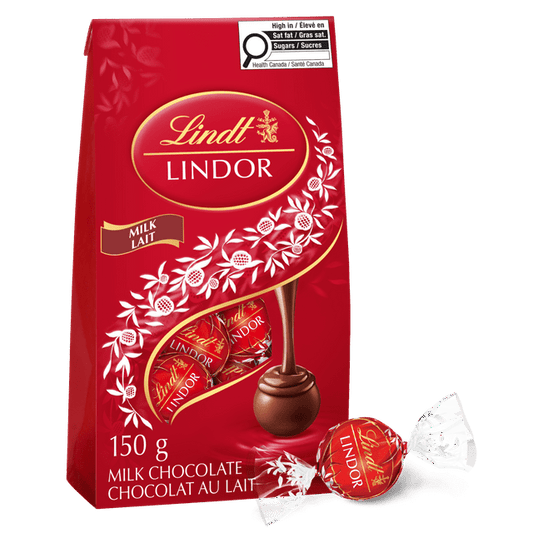 Lindt Lindor Milk Chocolate Truffles 150g Bag