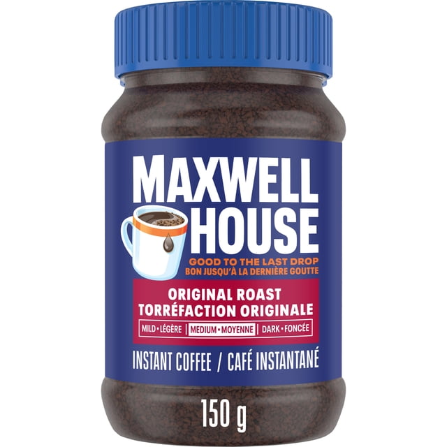 Maxwell House Original Roast Instant Coffee, 150 g