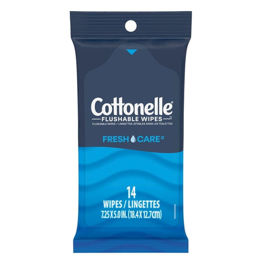 Cottonelle Fresh Care On-The-Go Flushable Wet Wipes, 100 g