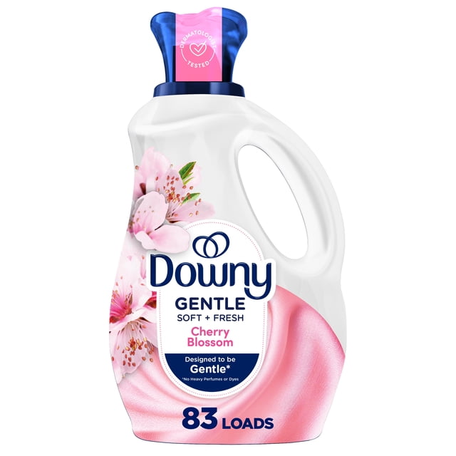 Downy Gentle Soft + Fresh Cherry Blossom Regular Liquid Fabric Softener, 1660 g