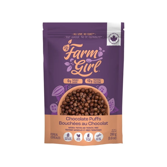 Farm Girl Chocolate Puffs Cereal, 280 g