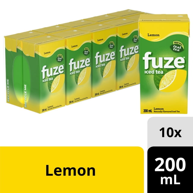 Fuze Iced Tea Lemon 10 x 200 mL Cartons