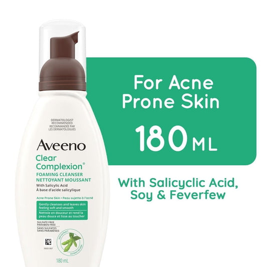 Aveeno Clear Complexion Foaming Cleanser, 180 g