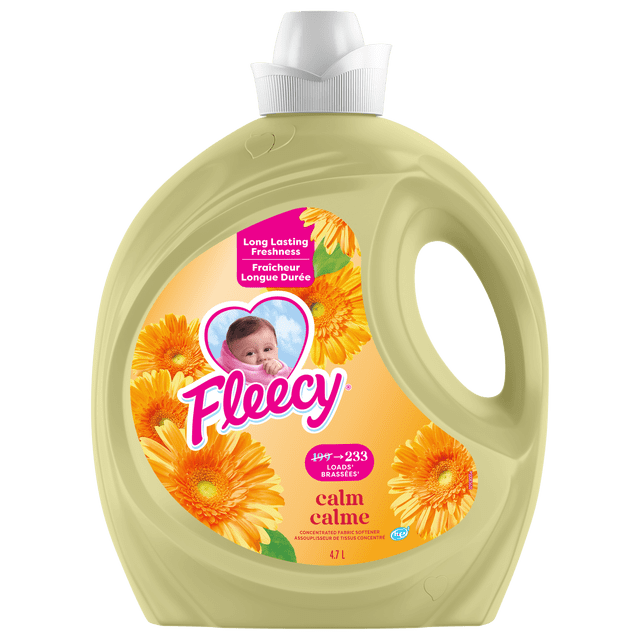 Fleecy Calm Vanilla and Honey Lotus Value Size Concentrated Fabric Softener, 4700 g
