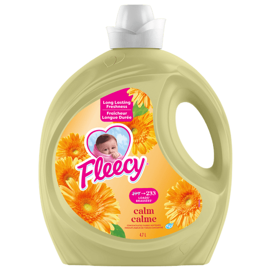 Fleecy Calm Vanilla and Honey Lotus Value Size Concentrated Fabric Softener, 4700 g
