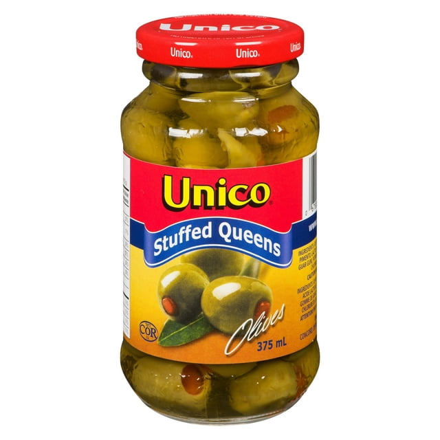 Unico Stuffed Queen Olives, 375 g