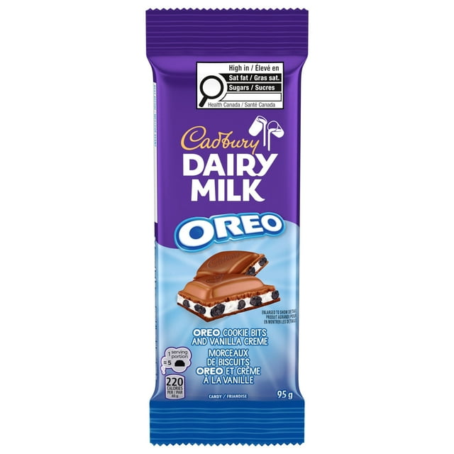 Cadbury Dairy Milk Oreo Chocolate Bar 95g