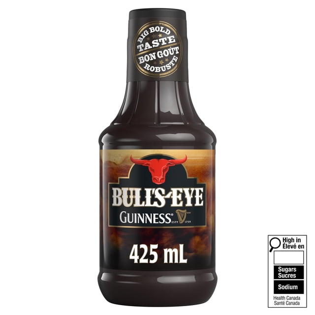 Bull's-Eye Guinness Draught Beer Blend BBQ Sauce, 425 g