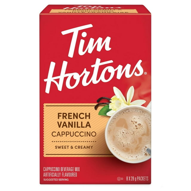 Tim Hortons French Vanilla Cappuccino 8 Count