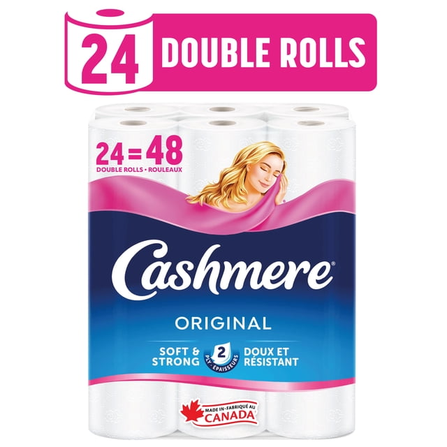 Cashmere 24 Double Rolls Toilet Paper, 4800 g, 24 Count