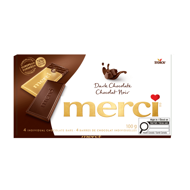 Merci Chocolate Bars Dark 72