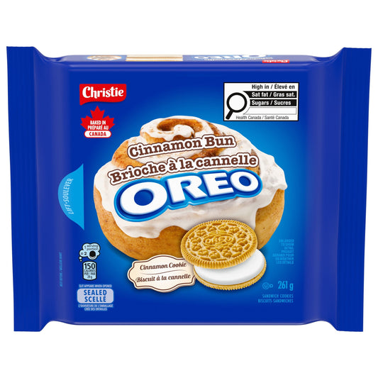 Oreo Cinnamon Bun Sandwich Cookies 261g