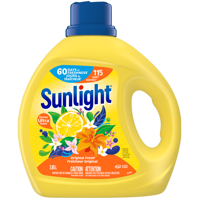 Sunlight Original Fresh 115 Loads Liquid Laundry Detergent, 3850 g