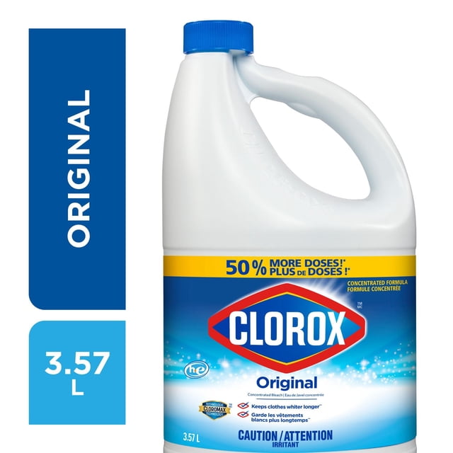 Clorox Original Concentrated Bleach, 3570 g