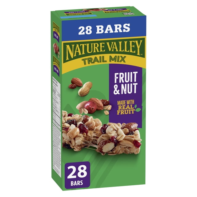 Nature Valley Chewy Trail Mix Fruit and Nut Granola Bars, 984 g, 28 Count