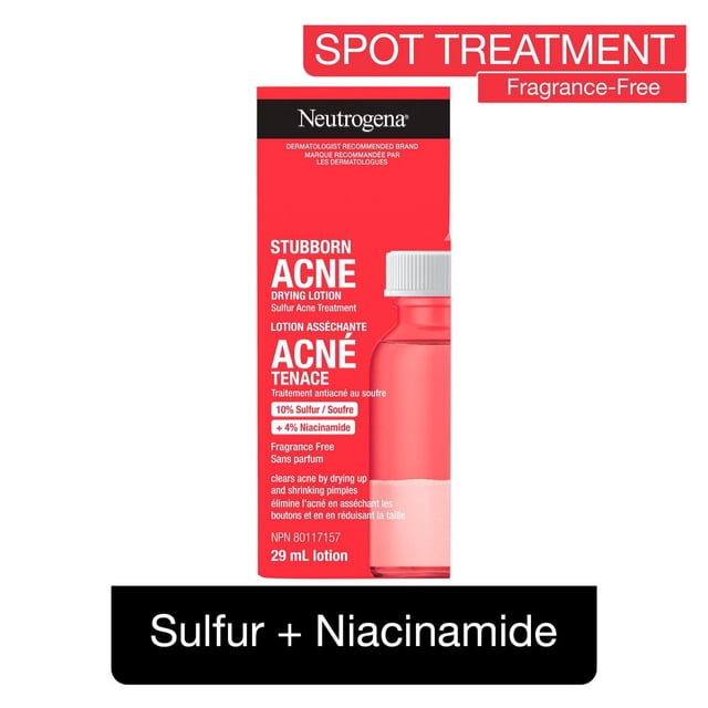Neutrogena Stubborn Acne Drying Sulfur Spot Treatment, 30 g