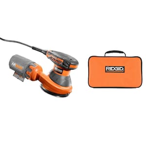 RIDGID 5-inch Corded Random Orbital Sander with AIRGUARD Technolo