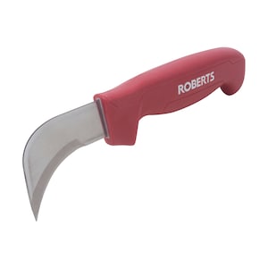 ROBERTS Vinyl Flooring Knife with Curved Blade