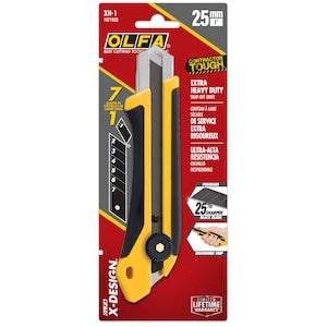 Olfa 25mm Snap-Off Utility Knife, Comfort Grip