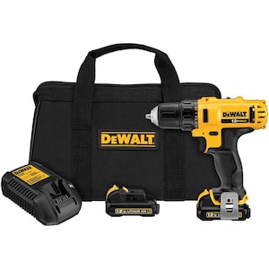 DEWALT 12V MAX Li-Ion Cordless 3/8-inch Drill/Driver Kit with (2)