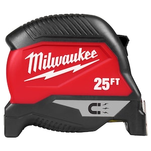 Milwaukee Tool 25 ft. x 1 -inch Compact Magnetic Tape Measure with 15 ft.