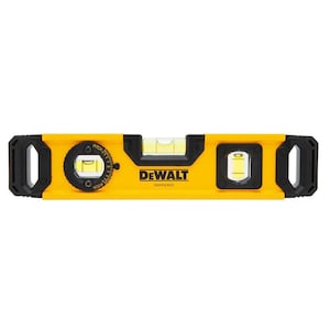DEWALT 9-inch Magnetic Heavy-Duty Aluminum Torpedo Level