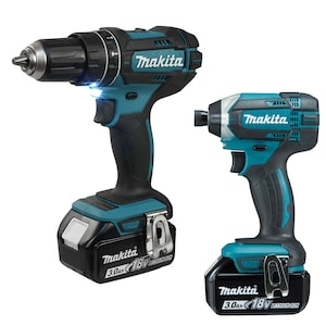 MAKITA 18V LXT Cordless Hammer Drill-Driver & Impact Driver Kit w