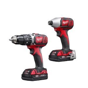 Milwaukee Tool M18 18V Lithium-Ion Cordless Hammer Drill/Impact Driver Co