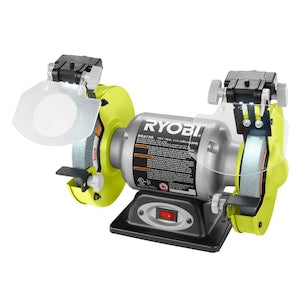 RYOBI 2.1-Amp 6-inch Grinder with LED Lights