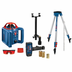 Bosch 800 ft. Rotary Laser Level Complete Kit Self Leveling with