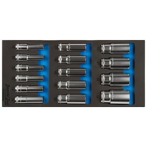 Seattle Tool 1/2-inch Deep Socket Set (14-Piece) Metric