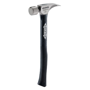 Stiletto 14 oz. Titanium Milled Face Hammer with 16 inch Curved Pol