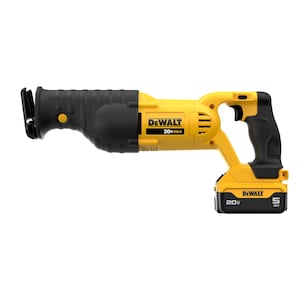 DEWALT 20V MAX Lithium-Ion Cordless Reciprocating Saw Kit with 5A