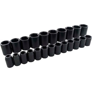 GRAY TOOLS Socket Set Impact 23-Piece 1/2 Inch Drive 6 Point Standard