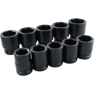 GRAY TOOLS 10-Piece Socket Set Impact 3/4 Inch Drive 6 Point Standard