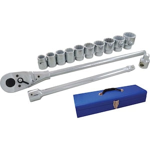 GRAY TOOLS Socket & Attachments Set 15-Piece 3/4 Inch Drive 12 Point