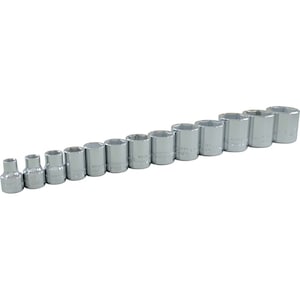GRAY TOOLS 13-Piece Socket Set 3/8 Inch Drive 6 Point Standard Sae