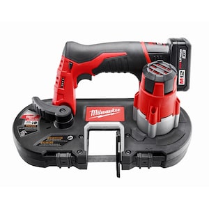 Milwaukee Tool M12 12V Lithium-Ion Cordless Sub-Compact Band Saw XC Kit w